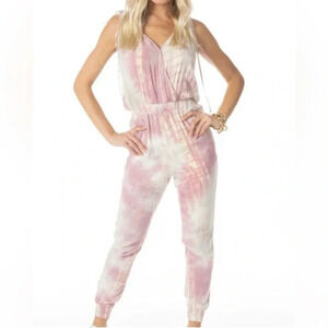 Blue Tie Dye Jumpsuit Spring